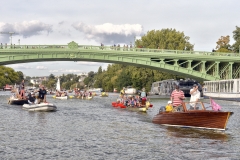 Les Rendez-vous de l'Erdre festival jazz musique et belle plaisance rivière la parade des bateaux et voiliers du patrimoine fluvial sur la rivière culture patrimoine  *** Local Caption *** bestrd