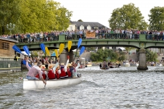 Les Rendez-vous de l'Erdre festival jazz musique et belle plaisance rivière la parade des bateaux et voiliers du patrimoine fluvial sur la rivière  culture patrimoine  *** Local Caption *** bestrd